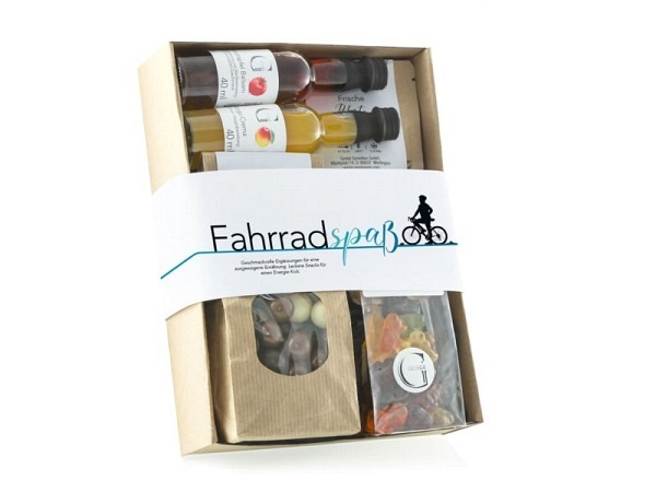 Geschenkkorb Genial Geniessen Hobby Set Fahrradspass im Geschenkkarton