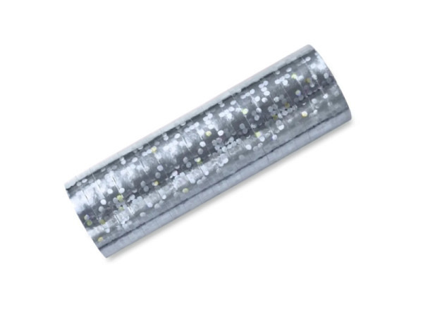 Luftschlangen PartyDeco holografisch silber