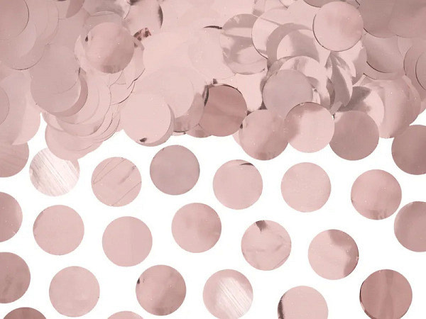 Konfetti PartyDeco Kreise roségold 15g