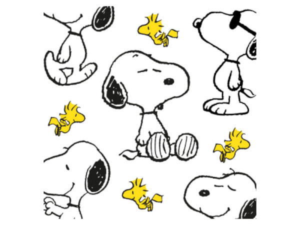 Servietten Braun+Company Lunch Snoopy&Woodstock