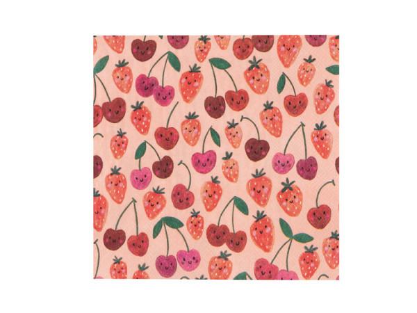 Servietten Glick Cherry Strawbs 20Stk.