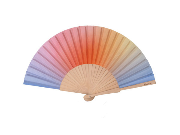 Fächer Fisura Blue and Orange