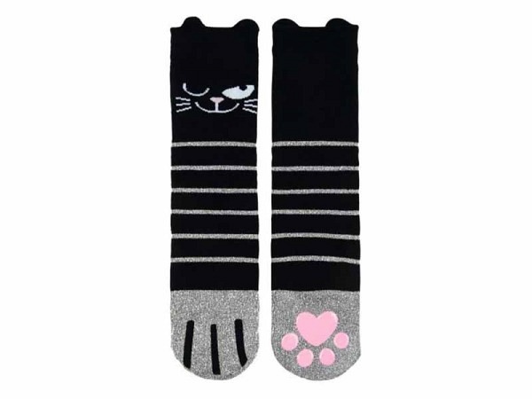 Socken Moses Ed the Cat Glitzersocken Samtpfötchen