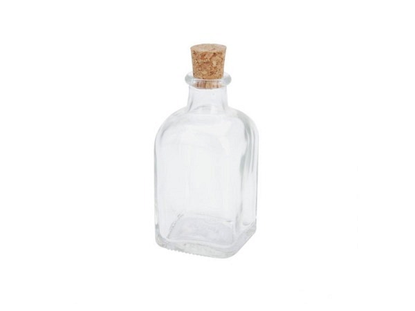 Flasche Square Shape 120ml eckig