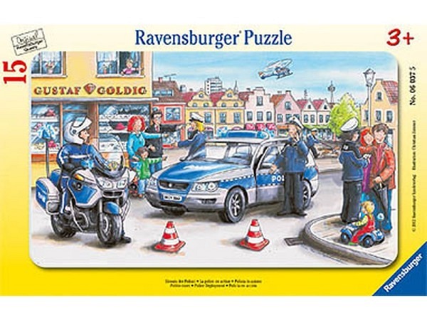 Puzzle Ravensburger Rahmenpuzzle Einsatz der Polizei