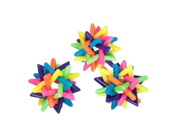 Spielzeug Ball Gummiball Rainbow Flummi Star