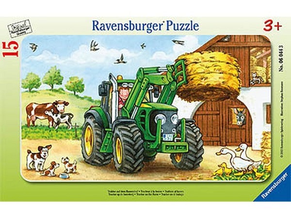 Puzzle Ravensburger Rahmenpuzzle Traktor auf dem Bauernhof