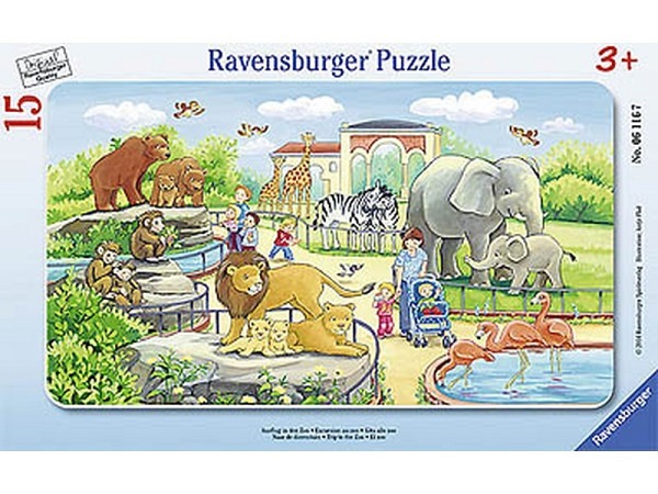 Puzzle Ravensburger Rahmenpuzzle Ausflug in den Zoo