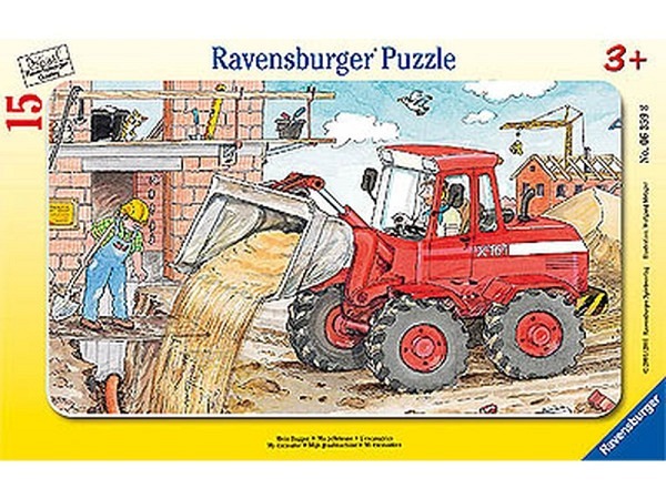 Puzzle Ravensburger Rahmenpuzzle Mein Bagger
