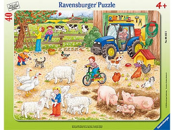 Puzzle Ravensburger Rahmenpuzzle Auf dem grossen Bauernhof 