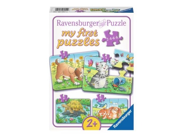 Puzzle Ravensburger Kleinkinder Puzzle Niedliche Haustiere 21x15cm