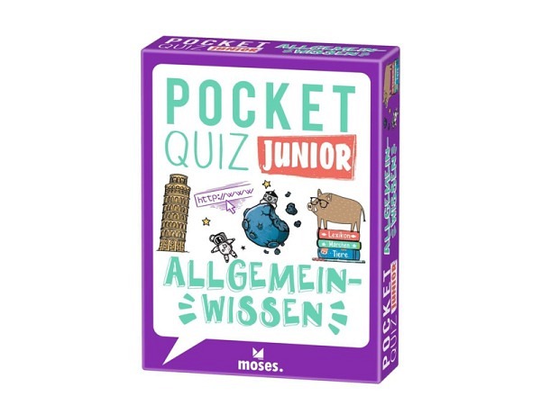 Spiel Moses Pocket Quiz Junior Allgemeinwissen