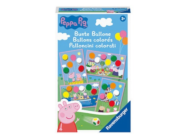 Spiel Ravensburger Peppa Pig Bunte Ballone, Mitbring-Spiel