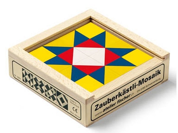 Spielzeug Mosaik Atelier Fischer Zauberkästli 16-Teilig