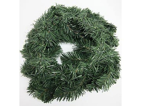Dekoblumen Pflanzen Tannenkranz 38cmD 