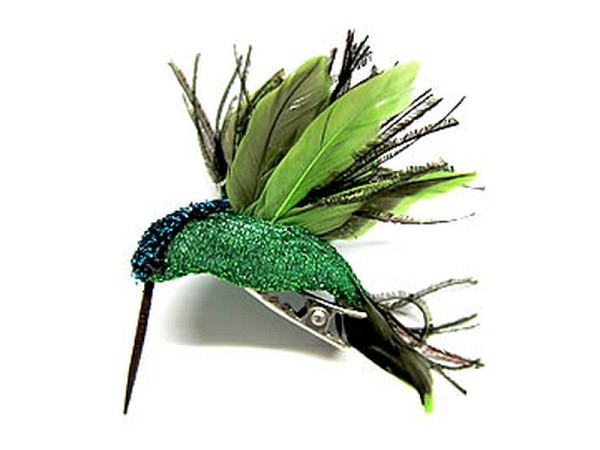 Deko Kolibri 6cm grün 