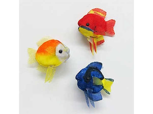 Deko Fisch 40mm bunt