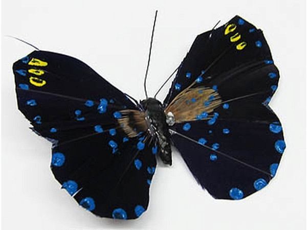 Deko Schmetterling 70mm dunkelblau 