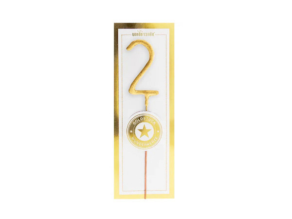 Kerzen Wondercandle Wunderkerze Mini Zahl 2