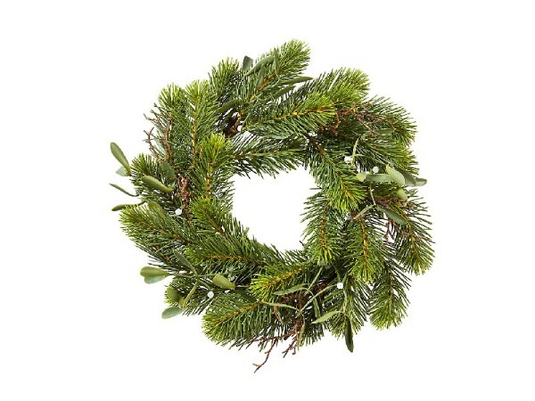 Dekoblumen Pflanzen Tannenkranz 40cmD 