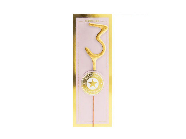 Kerzen Wondercandle Wunderkerze Mini Zahl 3