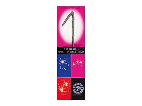 Kerzen Wondercandle Wunderkerze Zahl 1