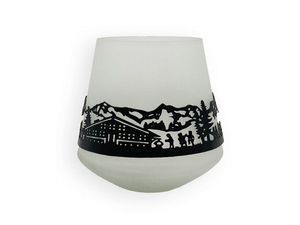 Windlicht Lumière des Alpes Heimat grand 16x16x16cm 
