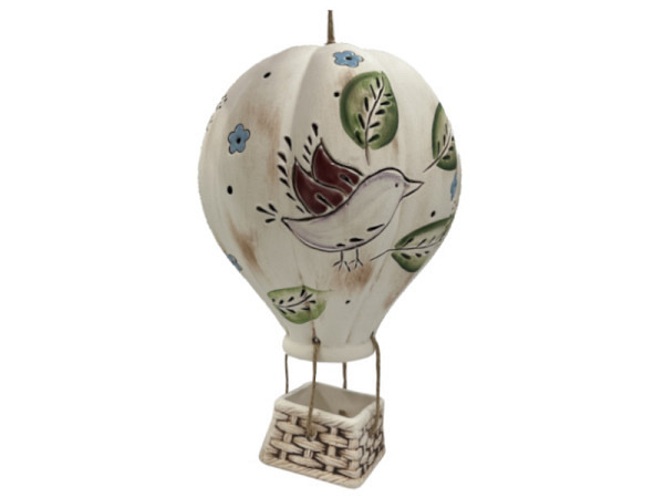 Deko Heissluftballon Vögel gross