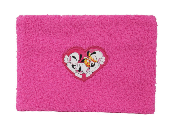 Kosmetiktasche Diddl Plüsch pink
