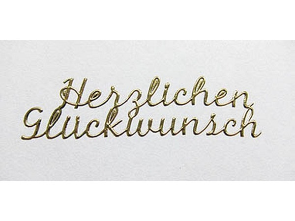 Aufkleber Bottsa Herzlicher Glückwunsch