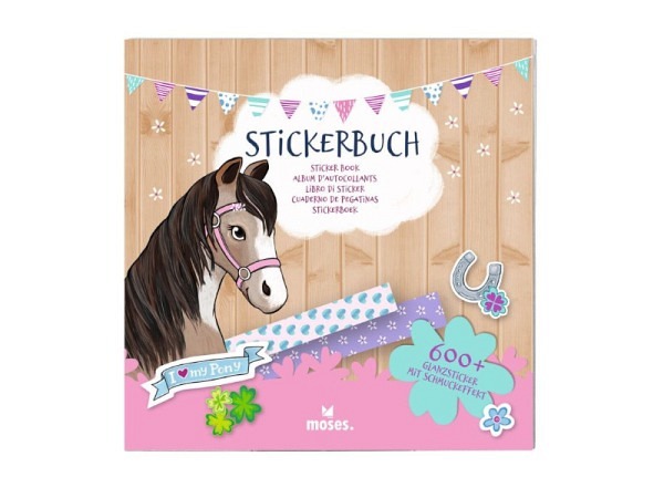 Aufkleber Moses Pferde Stickerbuch 600Stk