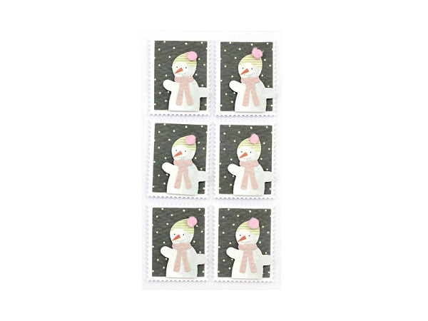 Aufkleber Artoz Artwork Briefmarke 6Stk.