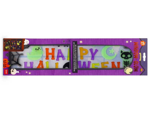 Aufkleber Legami Fenstersticker Window Glow Set Happy Halloween