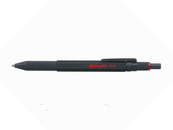 Multipen Rotring 600 3 in 1 schwarz