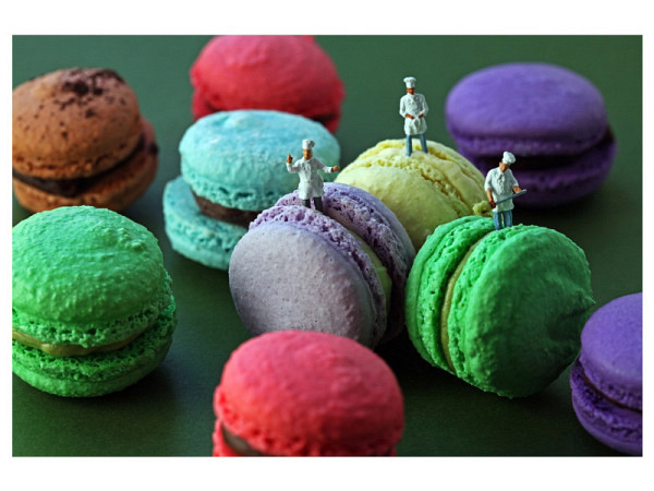 Karte Big Appetites Macaron Team