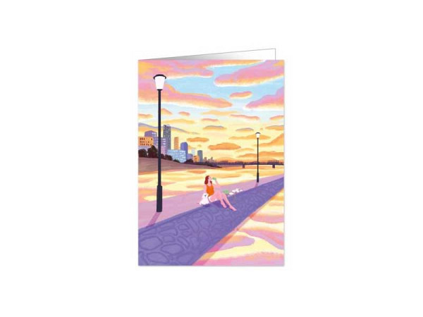 Karte Quire Sunset