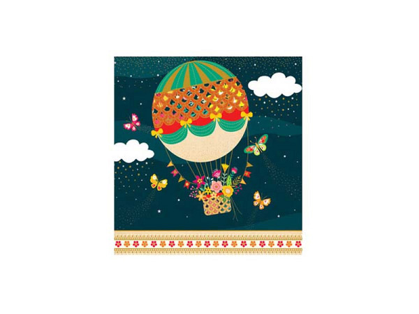 Karte Arabesque Pictura Libelle 16x16cm
