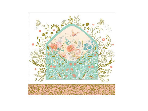 Karte Arabesque Pictura Brief 16x16cm