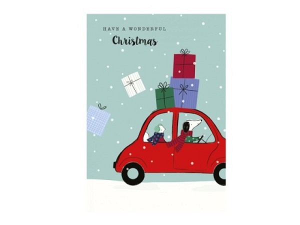 Weihnachtskarte Theartfile Wonderful Christmas 10,5x15cm 