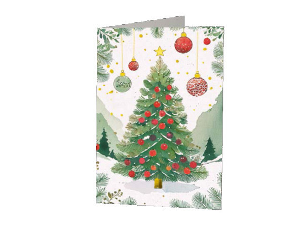 Weihnachtskartenbox Unicef Christmas Tree
