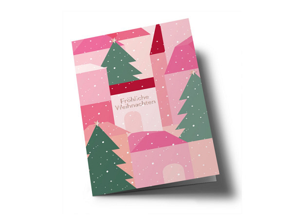 Weihnachtskarte Toni Starck Fröhliche Weihnachten