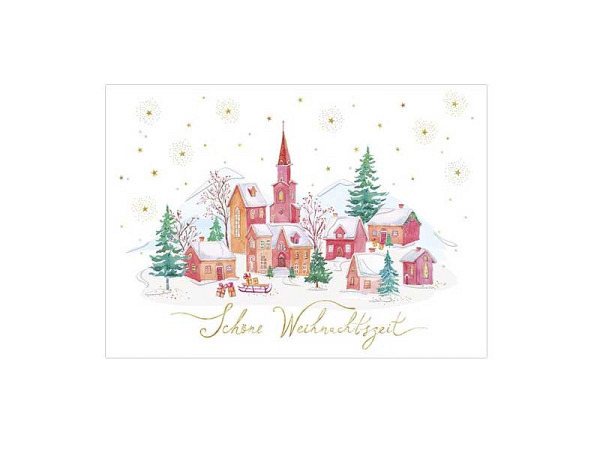 Weihnachtskarte Turnowsky B6 12,5x17,6cm