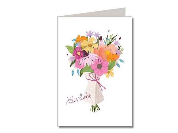 Karte Keitcards Alles Liebe