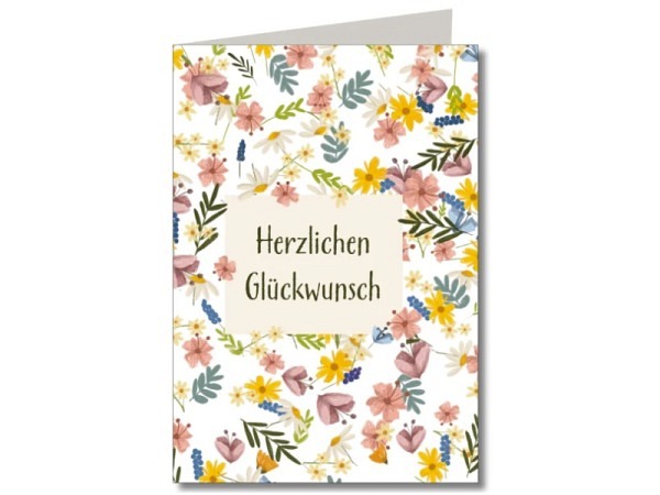 Glückwunschkarte Keitcards herzlichen Glückwunsc..
