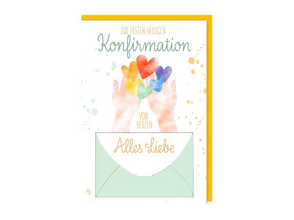 Konfirmationskarte Braun+Company Zur ersten heiligen Konfirmation