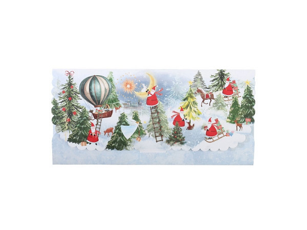 Geschenkumschlag Artebene Santas Winterwelt 23x1..