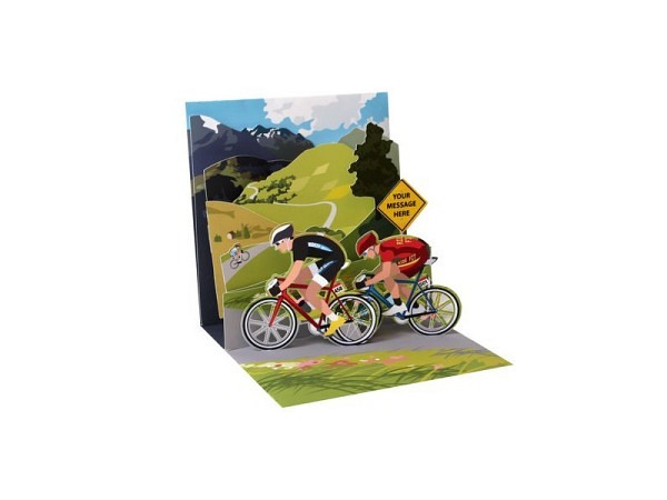 Karte Up with Paper 3D Pop-Up Card Fahrrad-Motiv