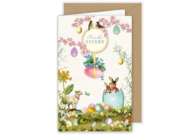 Osterkarte Quire Frohe Ostern