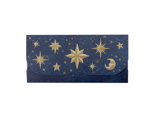 Geschenkumschlag Artebene Sterne 23x11cm