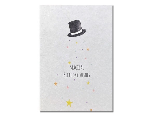 Postkarte Keitcards Magical Birthday wishes